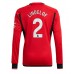 Tanie Strój piłkarski Manchester United Victor Lindelof #2 Koszulka Podstawowej 2023-24 Długie Rękawy